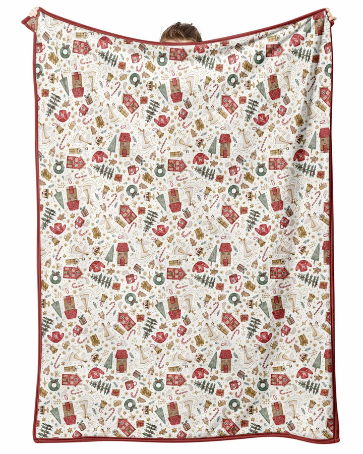 Magical Christmas Story Bamboo Blanket