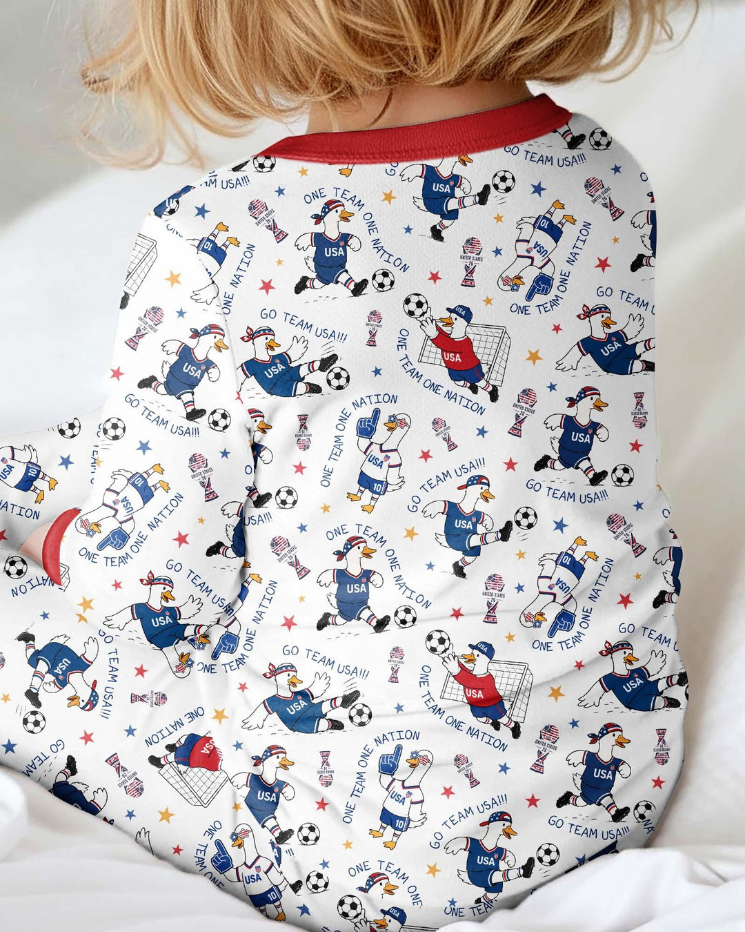USA Soccer Goose Family Matching Bamboo Convertible Zippy