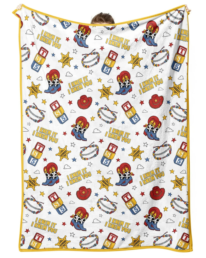 Little Cowgirl Bamboo Blanket