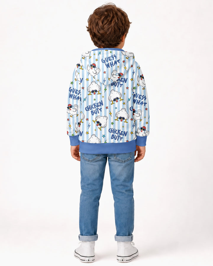 Guess What Chicken Butt! Bamboo Zip Hoodie