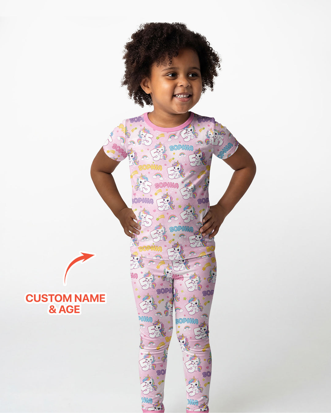CUSTOM Template Bamboo Two Piece Short Sleeve Pyjamas Set