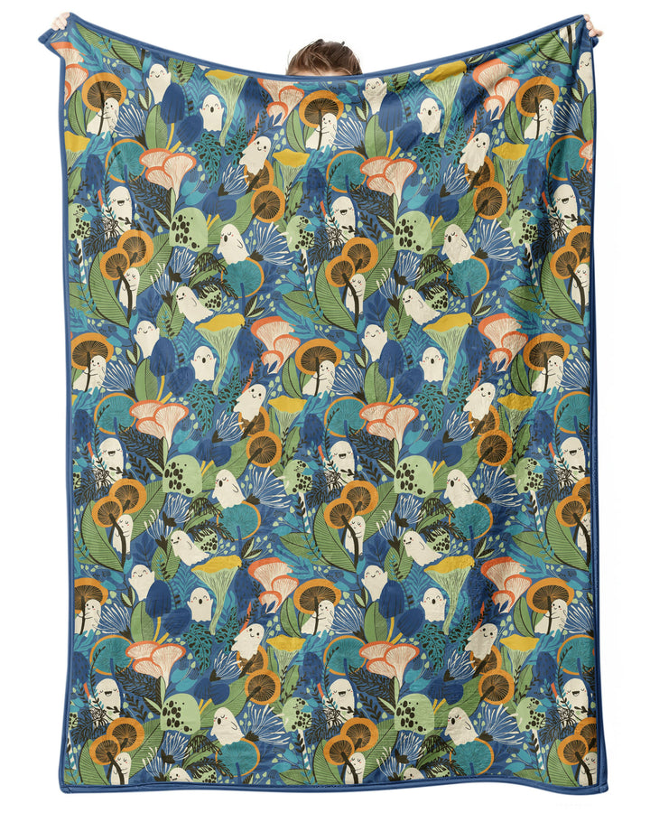 Ghost Forest Bamboo Blanket