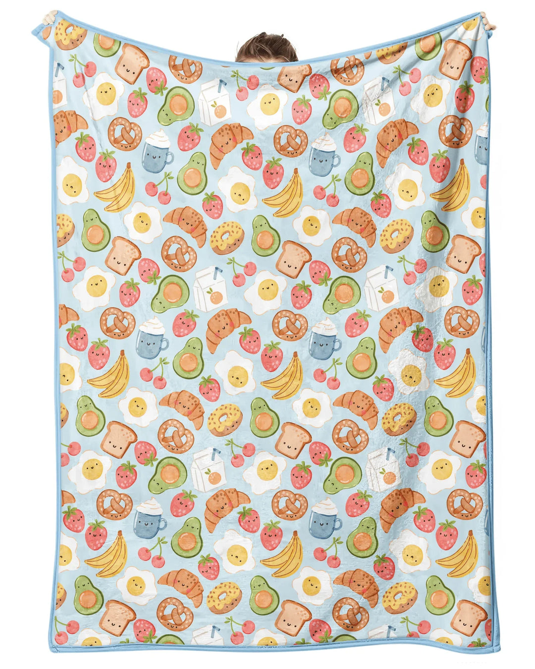 Breakfast Buddies Family Matching Bamboo Blanket