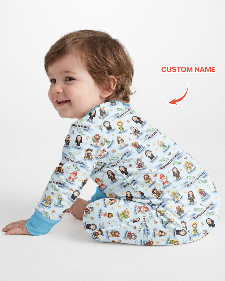 Holy Saints of Heaven Custom Name Bamboo Convertible Zippy