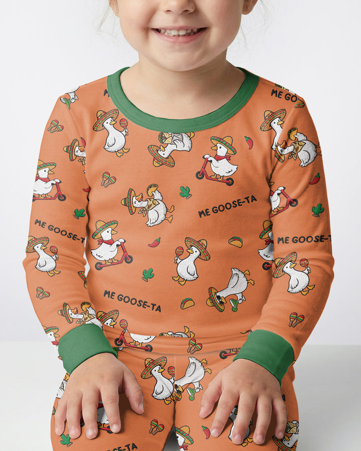Me-Goose-Ta Bamboo Two Piece Long Sleeve Pajama Set
