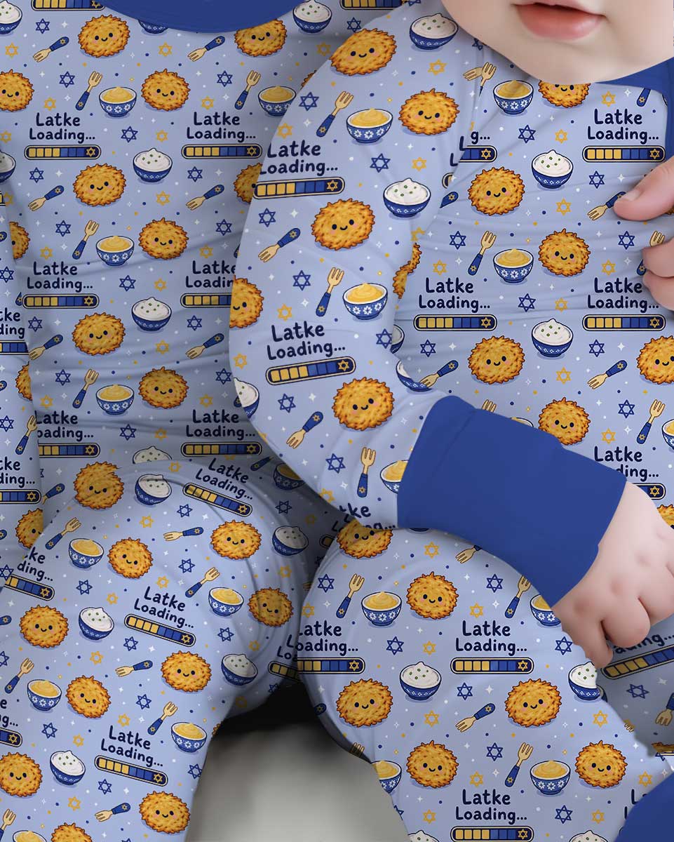 Latke For Hanukkah Bamboo Convertible Zippy