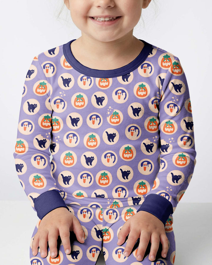 Template Bamboo Two Piece Long Sleeve Pyjamas Set