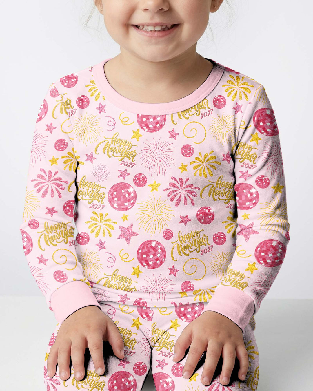 New Year's Eve Celebration 2027  Bamboo Two Piece Long Sleeve Pajama Set