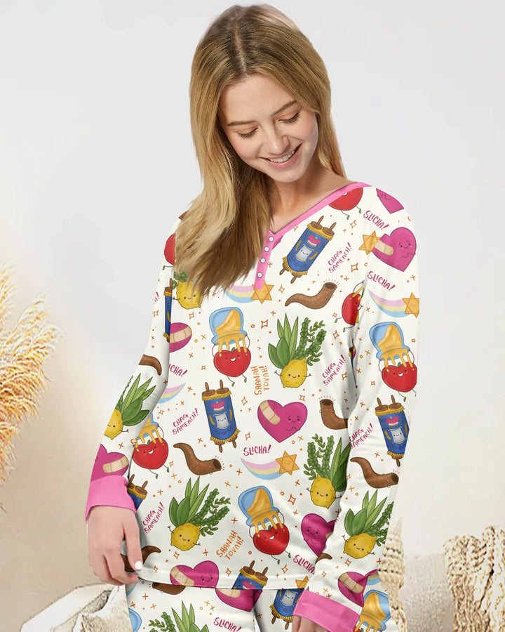 Jewish High Holidays Bamboo Women Pajama Set