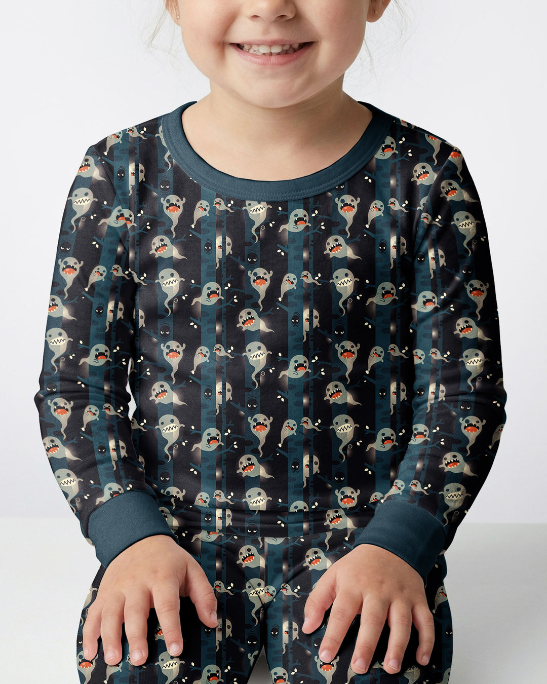 Scared yet Bamboo Two Piece Long Sleeve Pajama Set