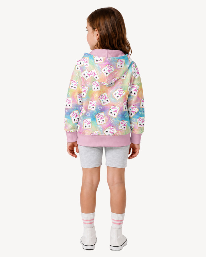 Kawaii Sprinkle Pastry  Bamboo Zip Hoodie