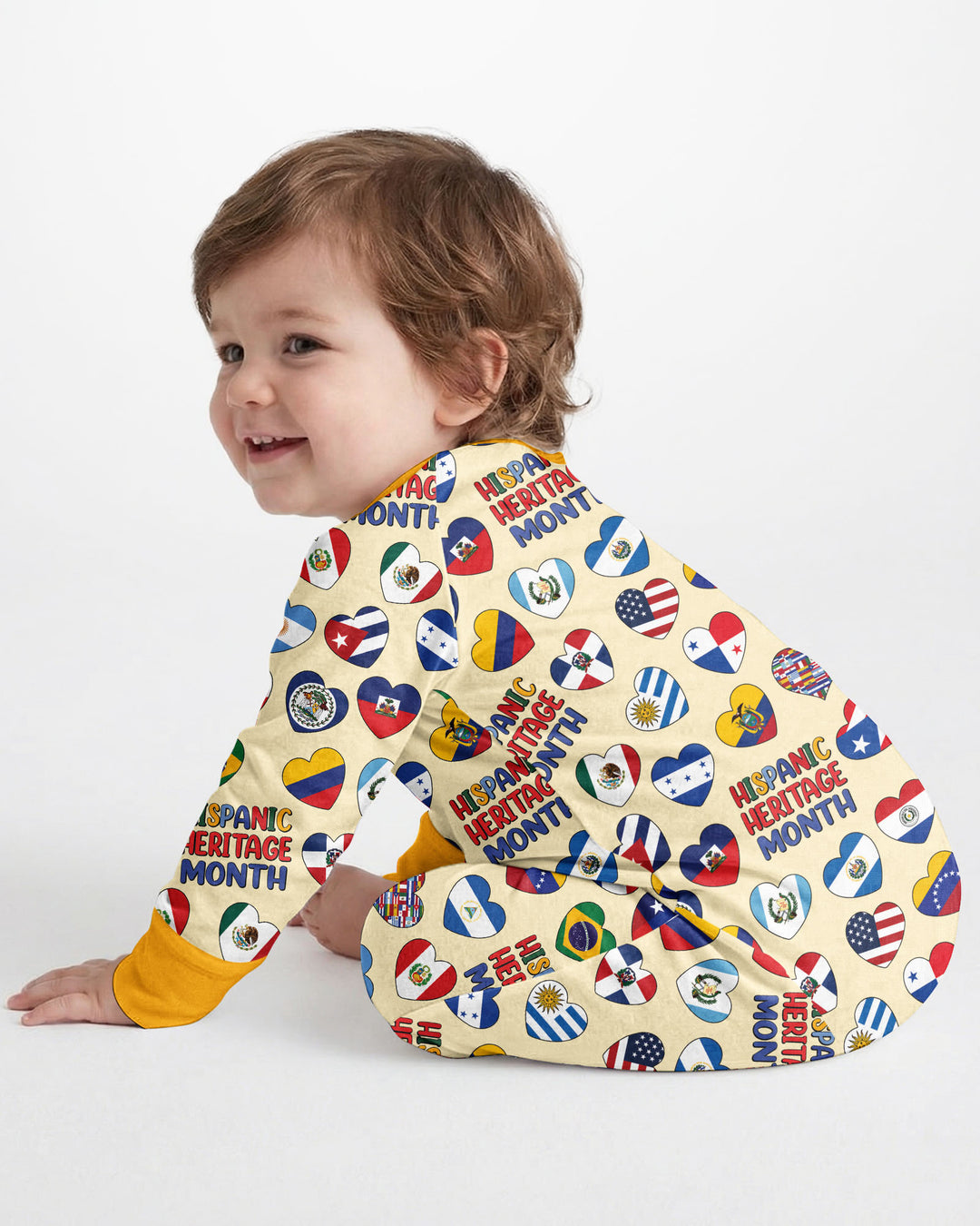 Country Flags Hispanic Heritage Month  Bamboo Convertible Zippy