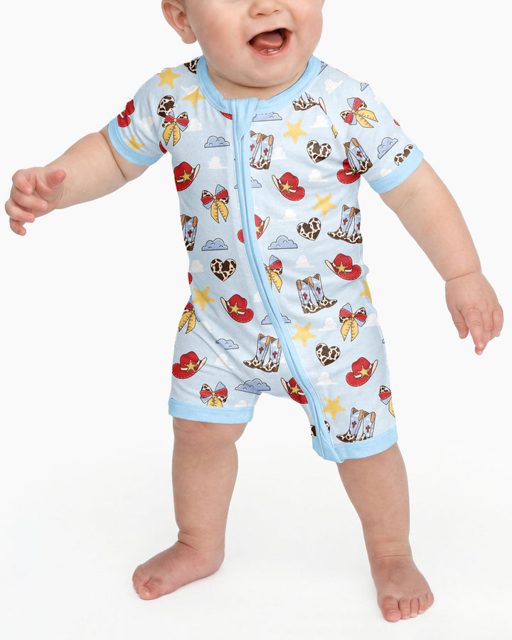 Cowboy Story Bamboo Shorty Zippy
