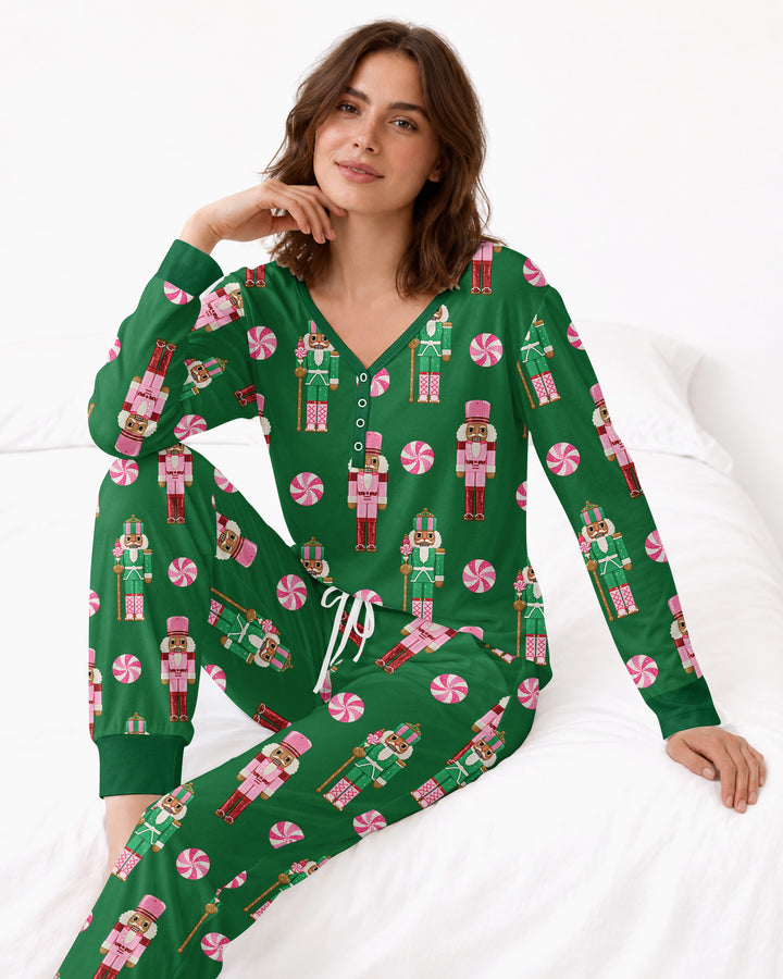 Pink Nutcracker Dreams Bamboo Women Pajama Set