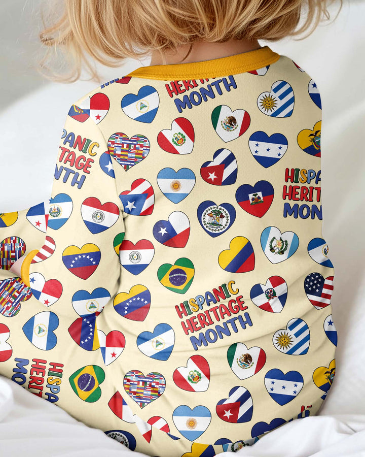 Country Flags Hispanic Heritage Month  Bamboo Convertible Zippy