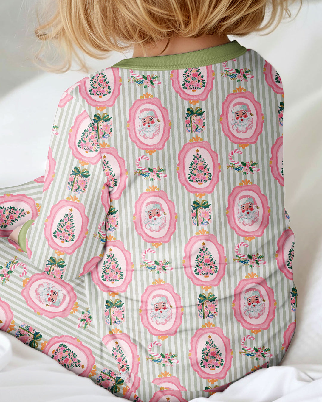 Pink Vintage Christmas Bamboo Convertible Zippy