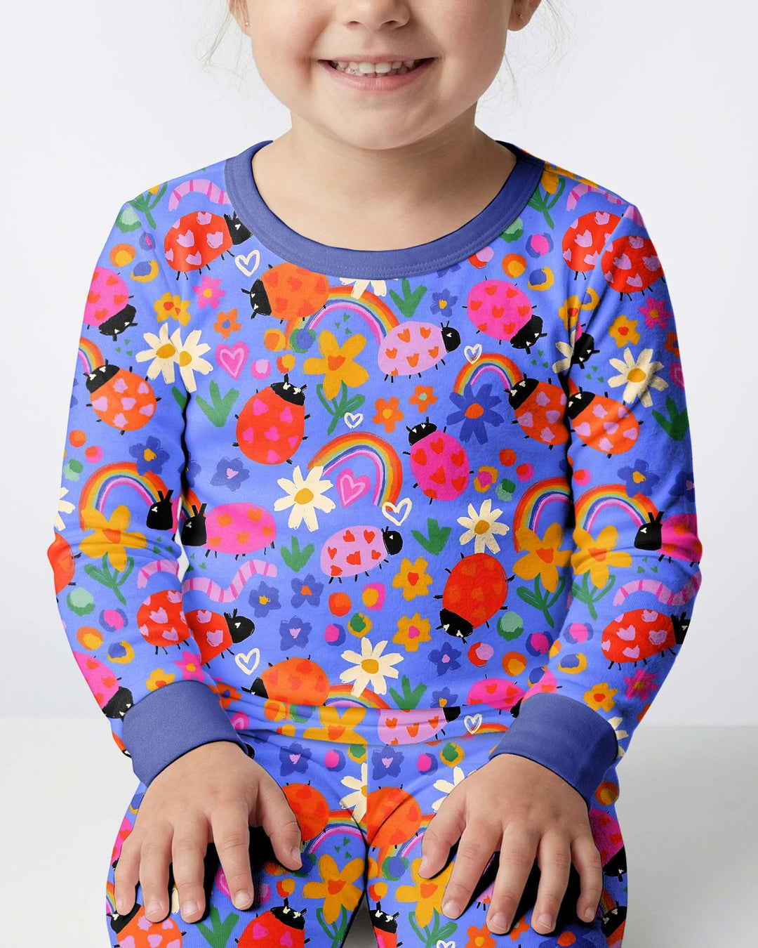 Lady Bugs Bamboo Two Piece Long Sleeve Pyjamas Set
