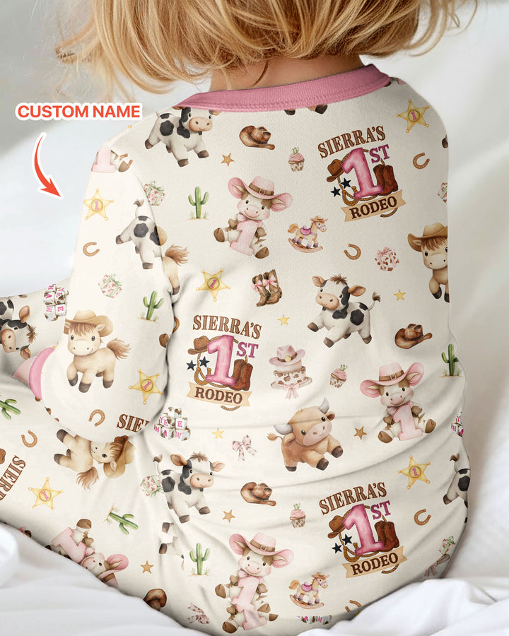 Custom Name First YeeHaw Birthday Bamboo Convertible Zippy