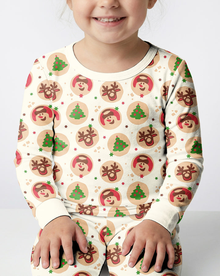 Template Bamboo Two Piece Long Sleeve Pyjamas Set