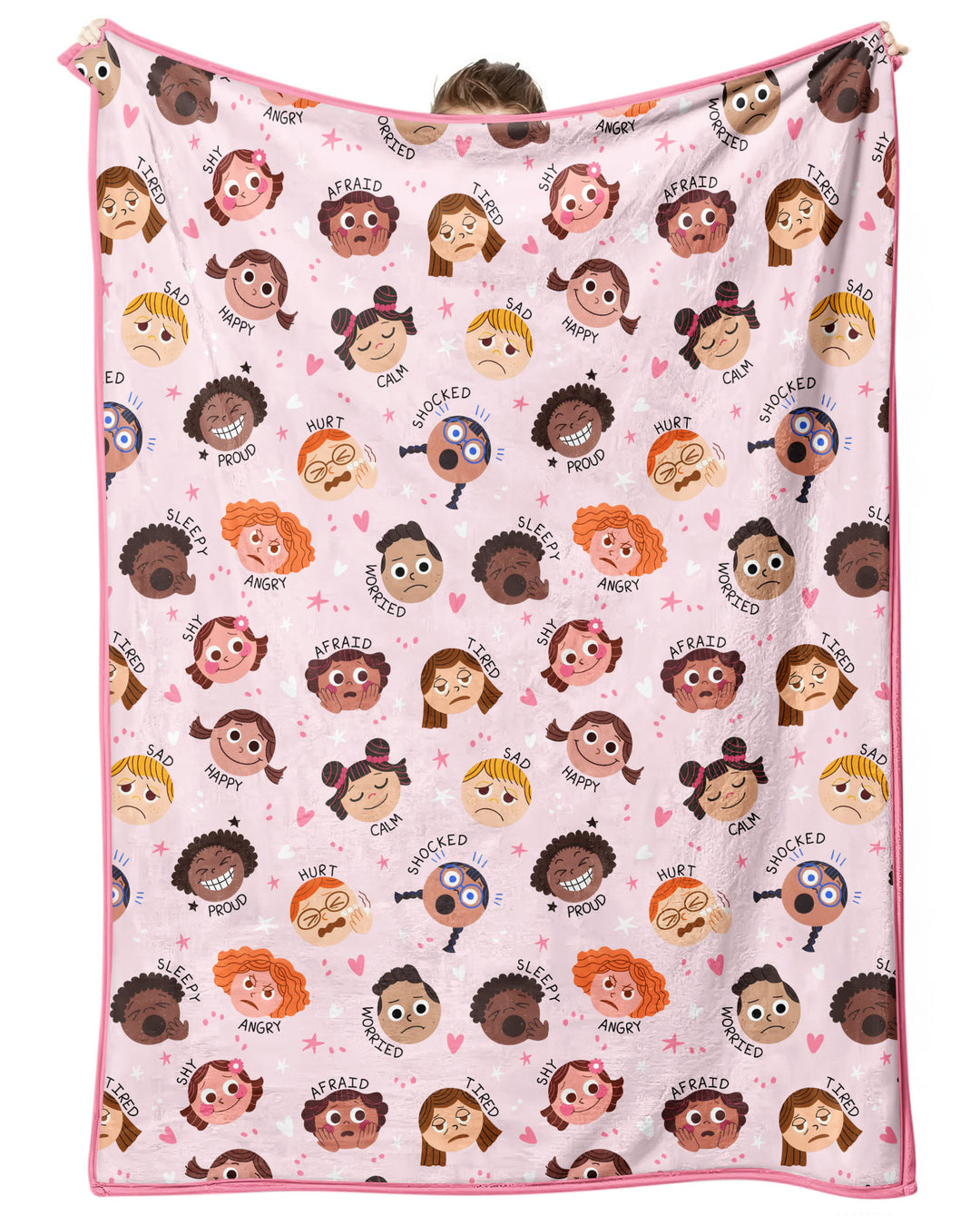 Feelings Vocabulary Bamboo Blanket