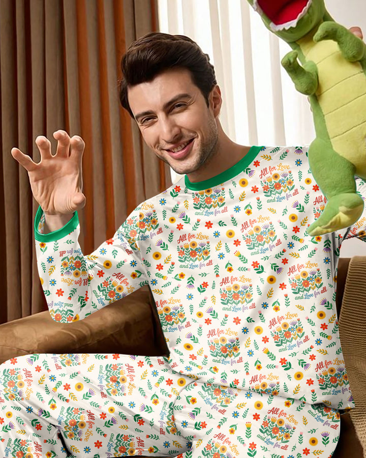 Love For All Family Matching Bamboo Men's Pajama Set