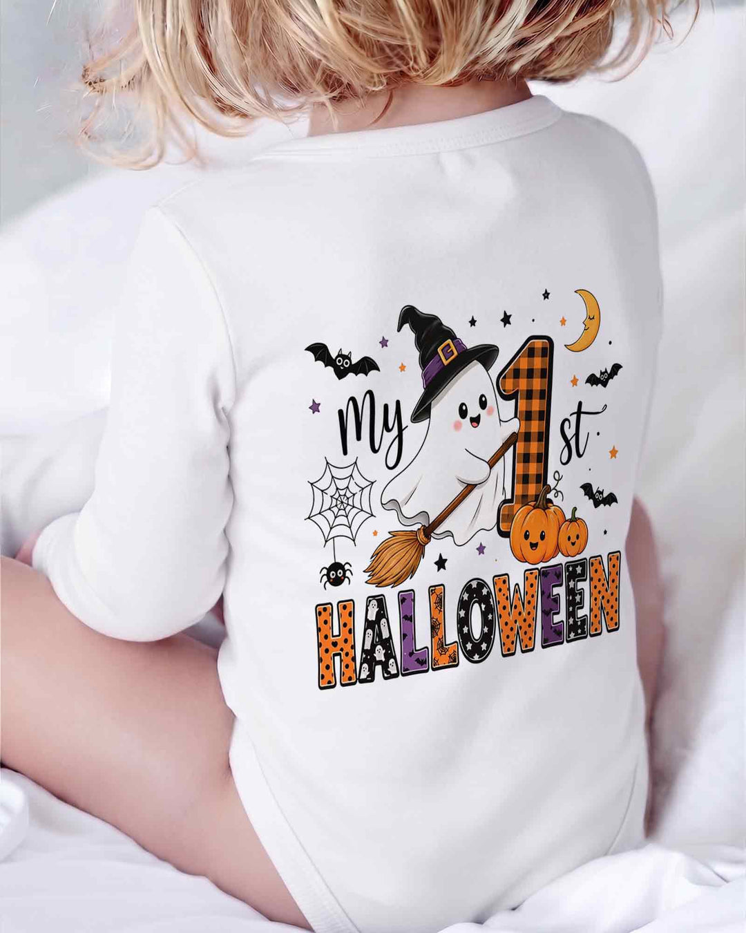 Personalized My 1st Halloween Bamboo Bodysuit