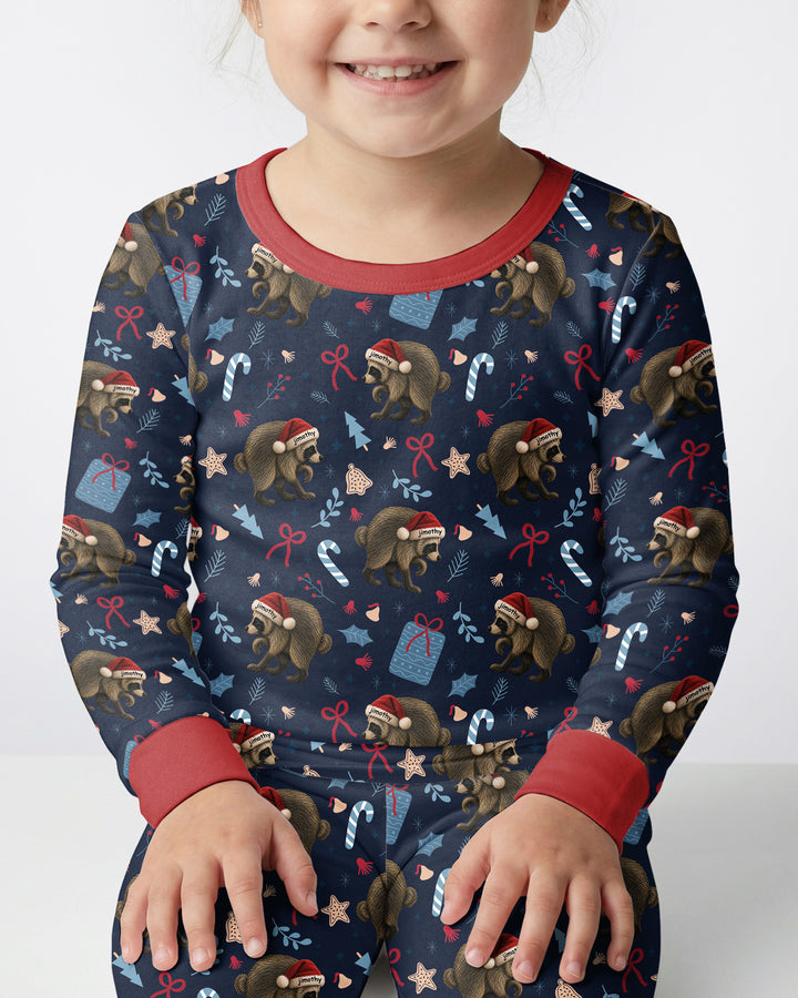 Be A Merry Jimothy Bamboo Two Piece Long Sleeve Pajama Set