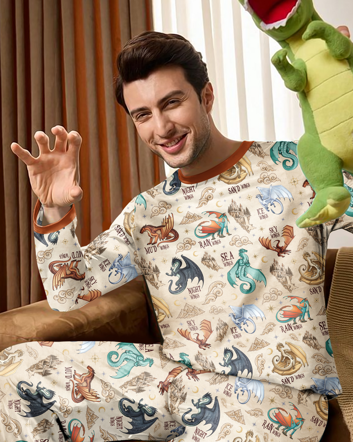 Elemental Dragons Bamboo Men's Pajama Set
