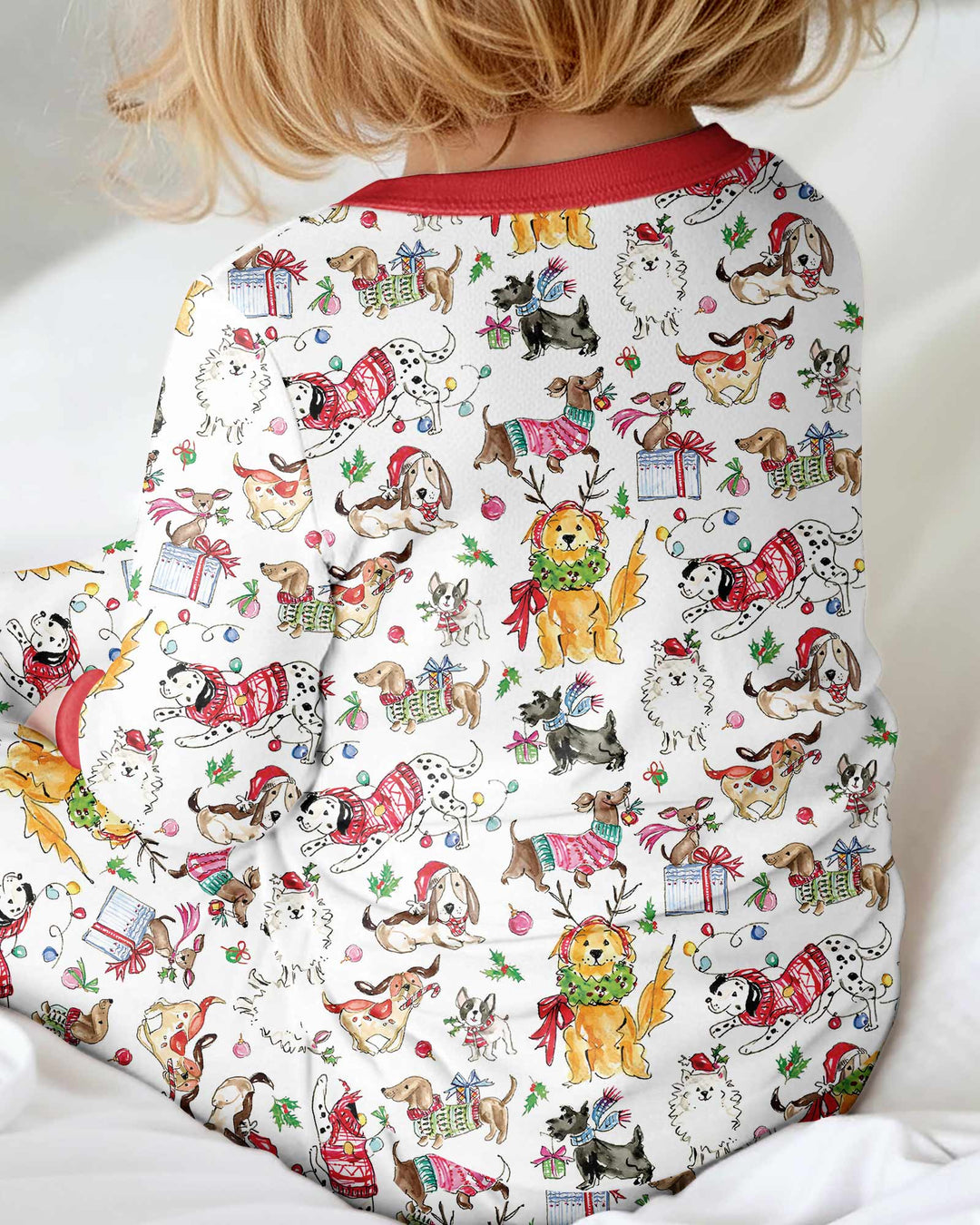 Festive Christmas Pups Bamboo Convertible Zippy
