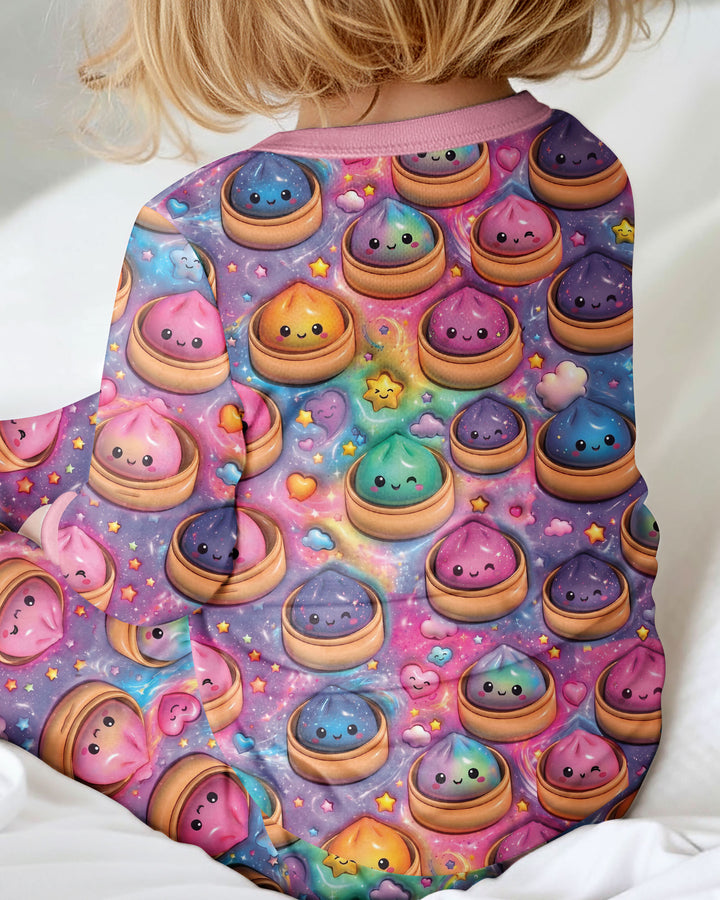 Kawaii Glitter Dumpling Bamboo Convertible Zippy