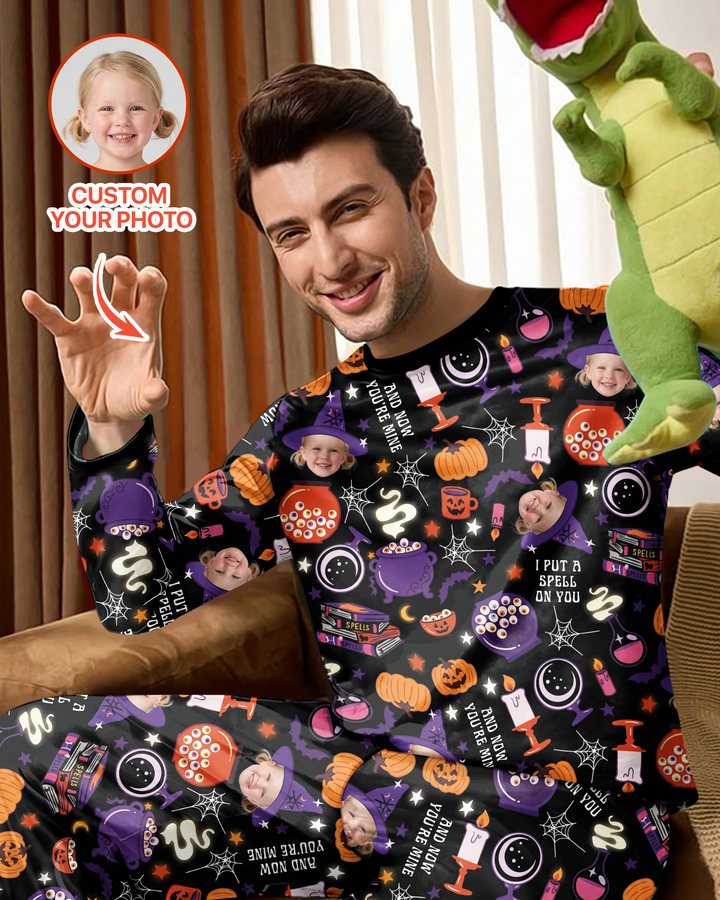 Halloween Little Witch Bamboo Men's Pajama Set