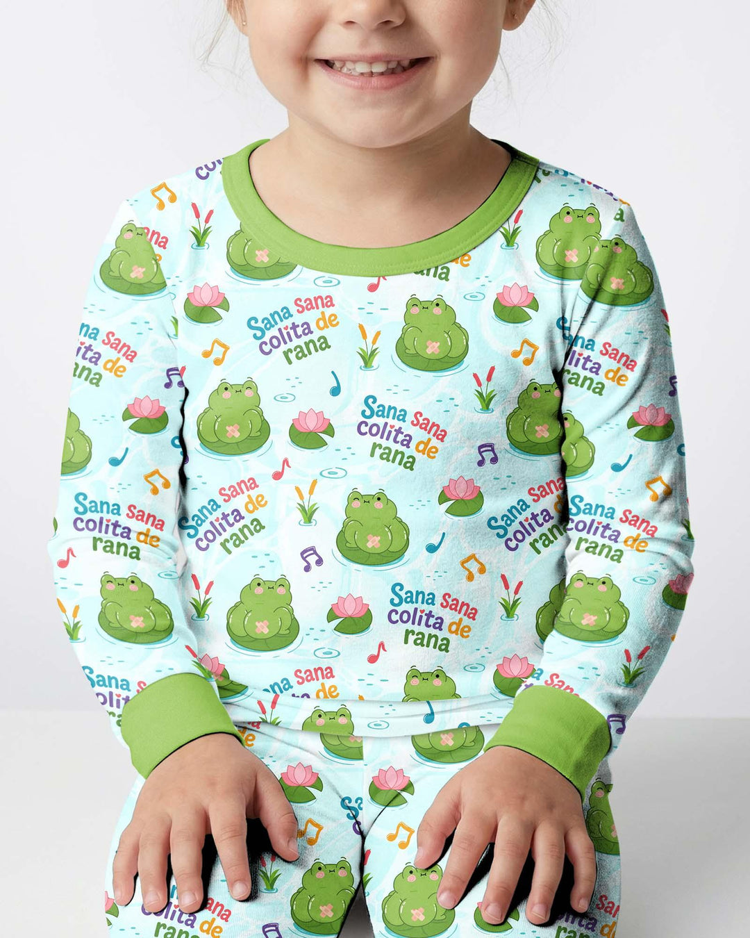Sana Sana Colita De Rana Bamboo Two Piece Long Sleeve Pajama Set