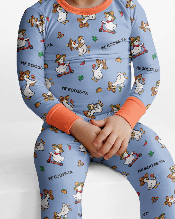 Me-Goose-Ta Bamboo Two Piece Long Sleeve Pajama Set
