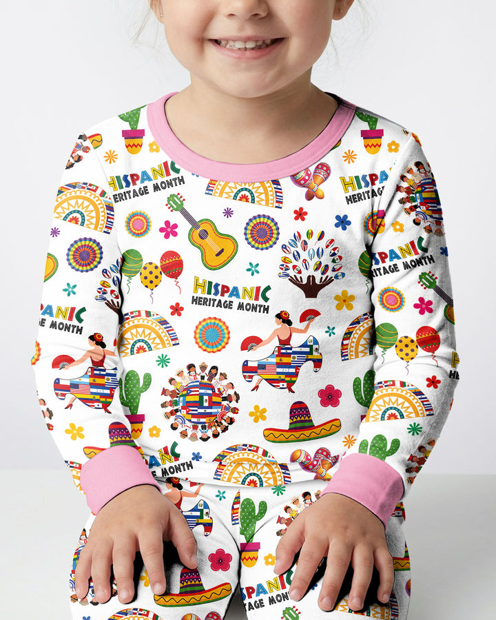 Template Bamboo Two Piece Long Sleeve Pyjamas Set
