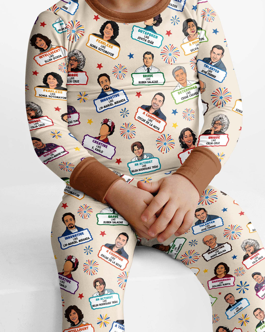 Template Bamboo Two Piece Long Sleeve Pyjamas Set