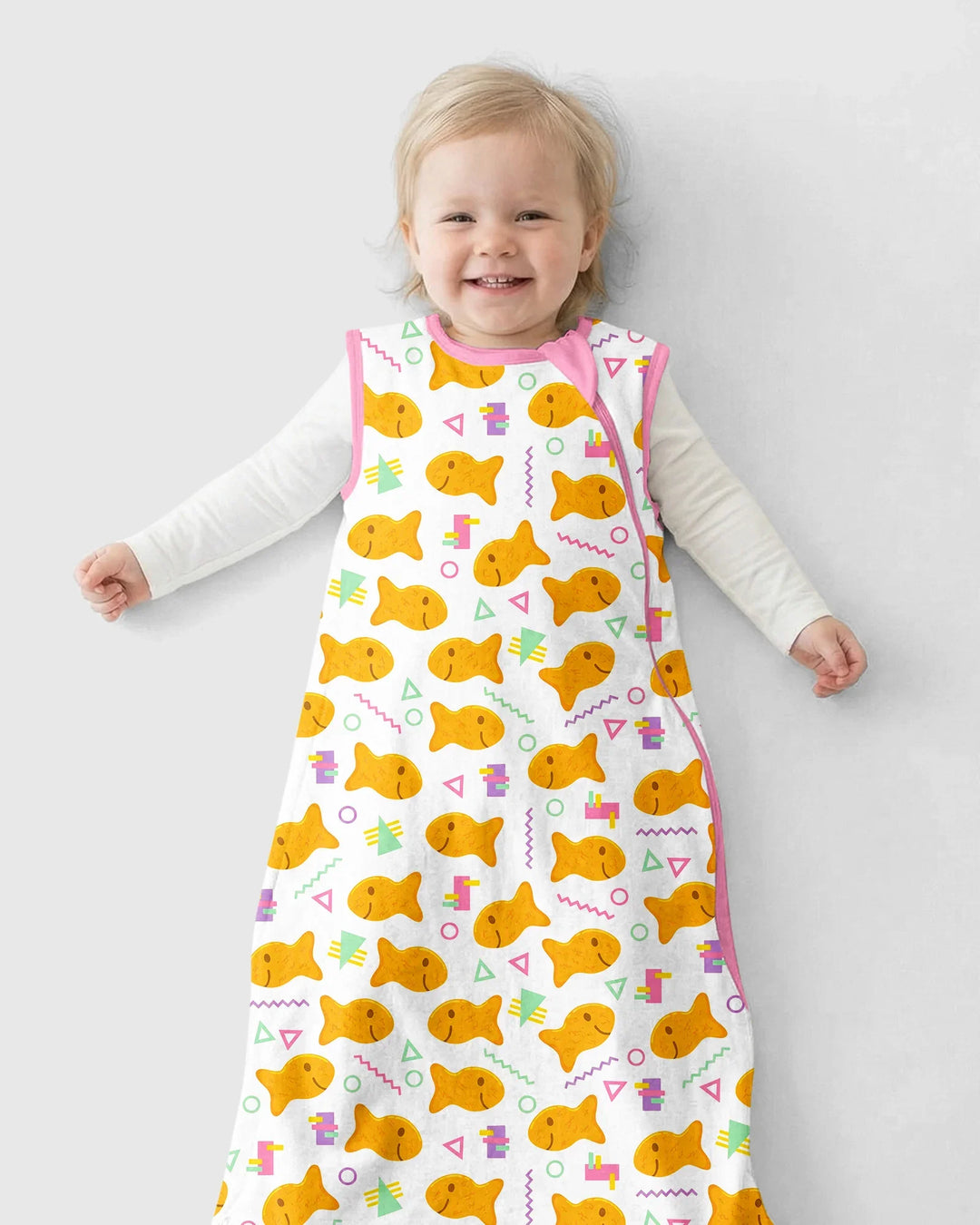 Cheesy Fishies Family Matching Bamboo Sleep Bag
