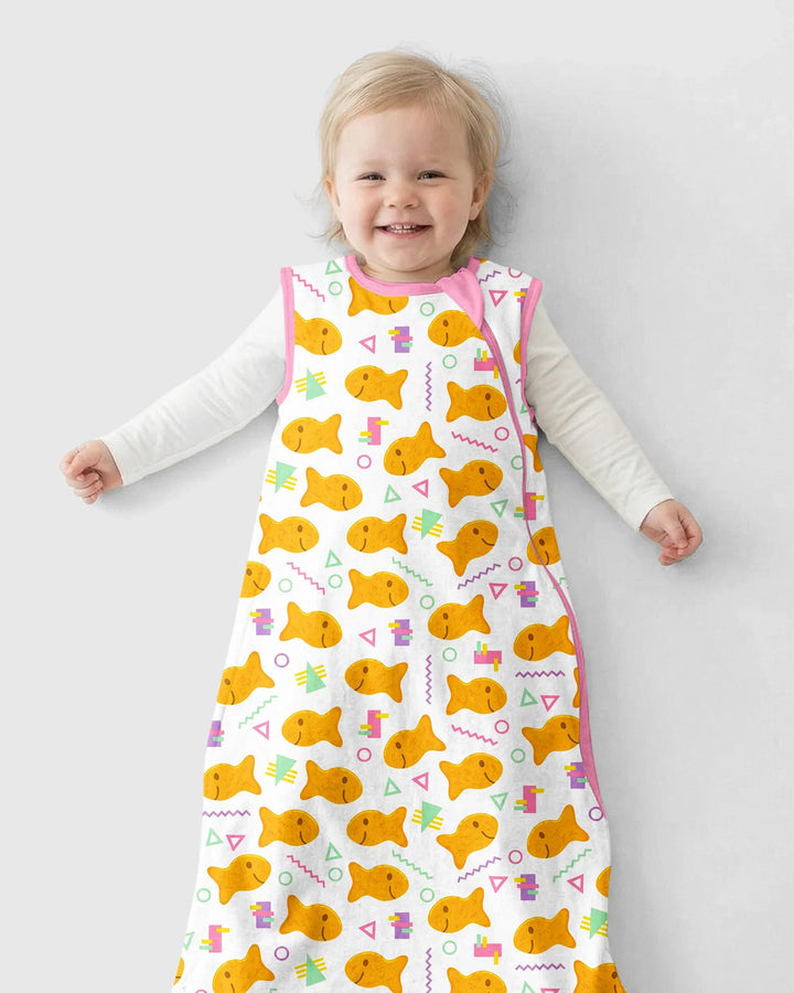 Cheesy Fishies Family Matching Bamboo Sleep Bag