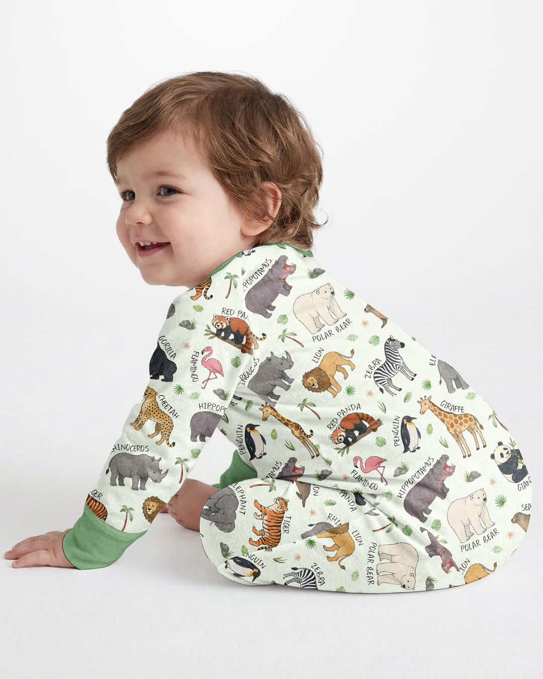 Safari Animals Bamboo Convertible Zippy