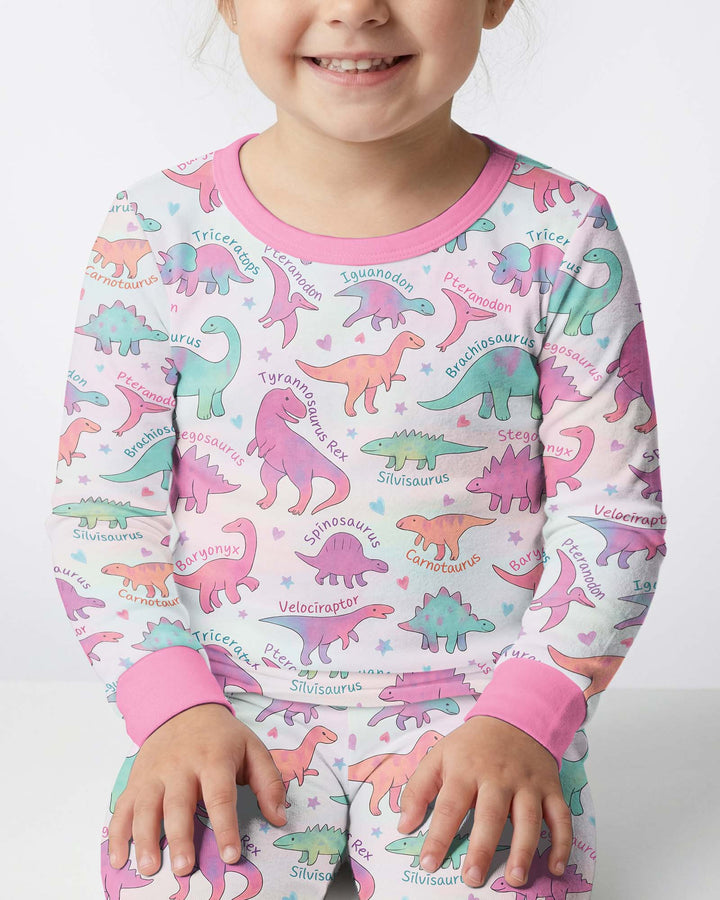 Template Bamboo Two Piece Long Sleeve Pyjamas Set