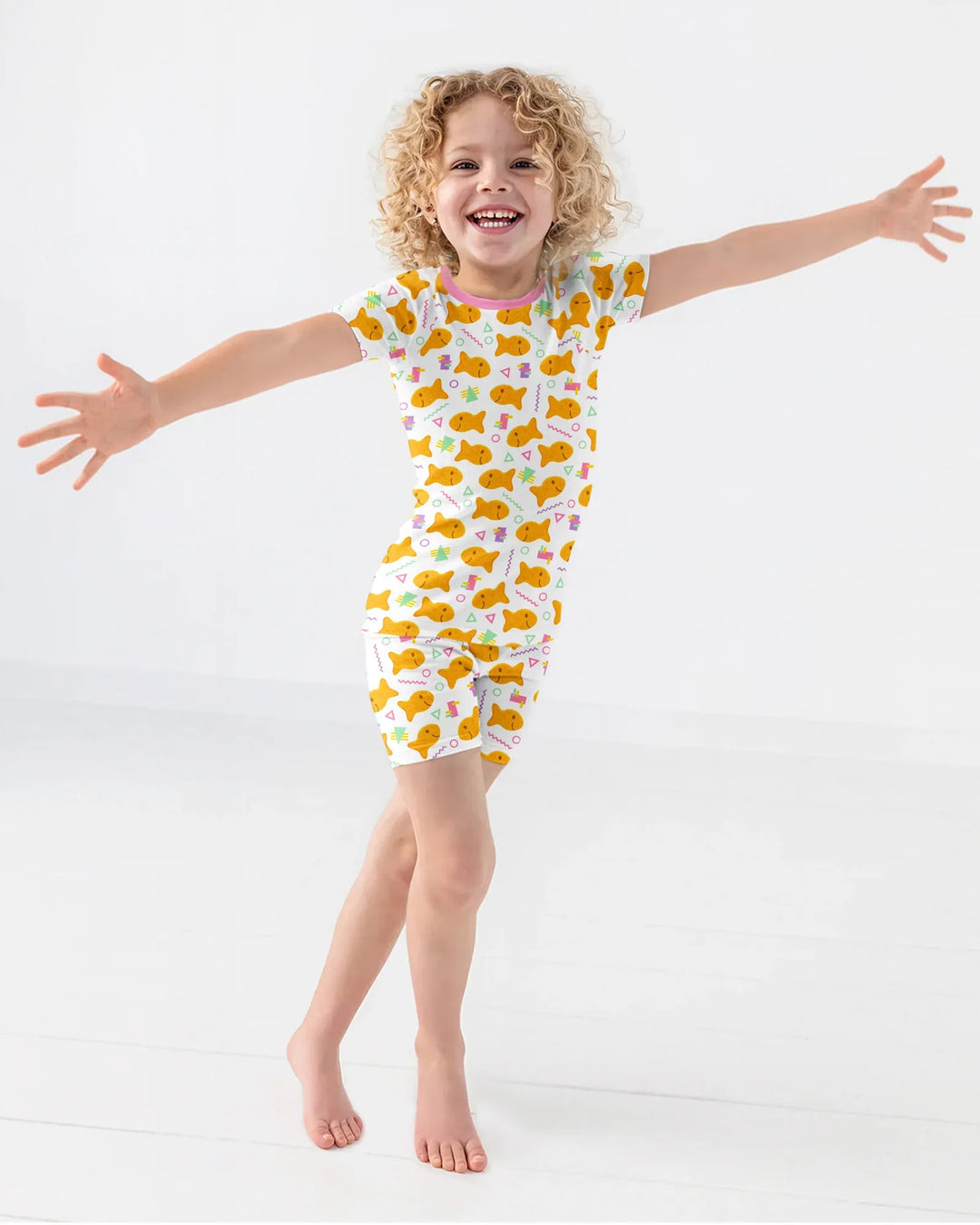 Template Bamboo Two Piece Short Sleeve Shorts Pyjamas Set