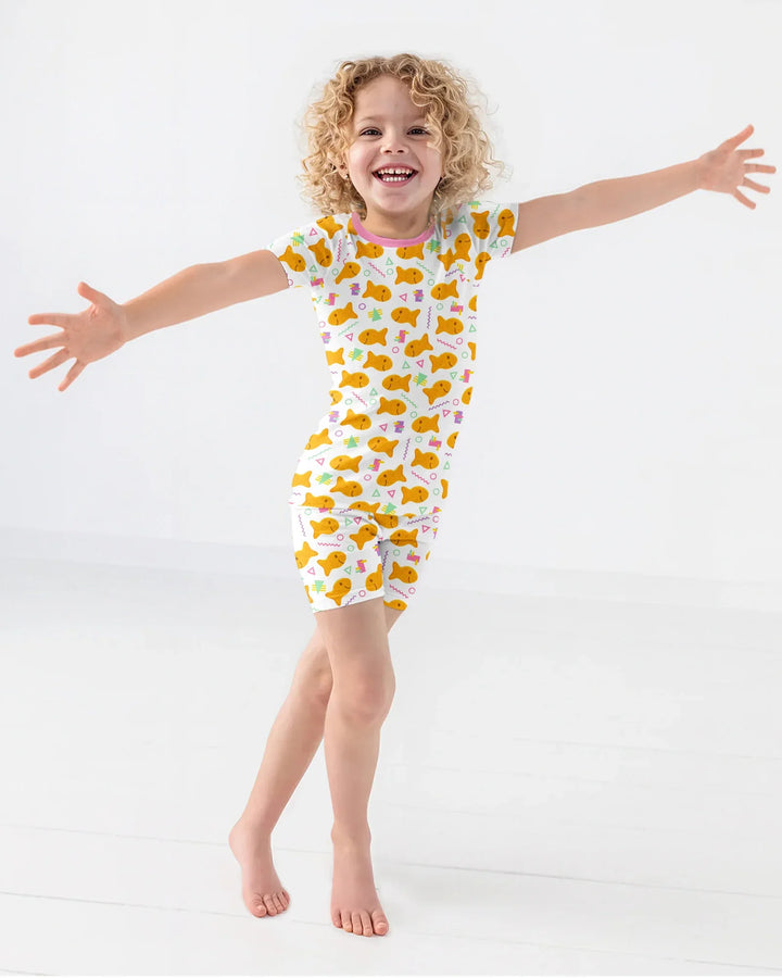 Template Bamboo Two Piece Short Sleeve Shorts Pyjamas Set