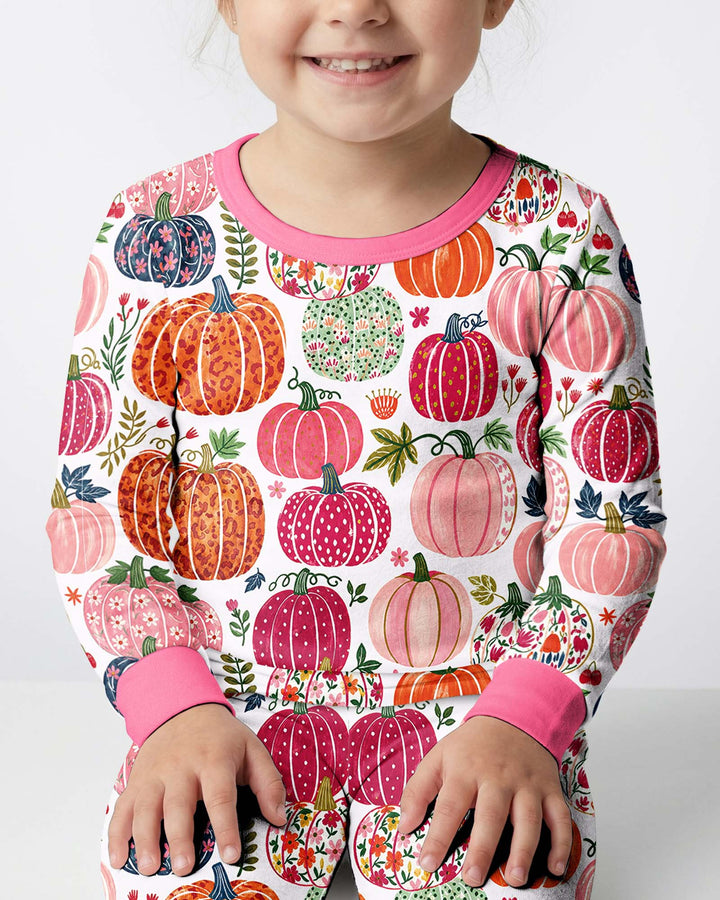 Template Bamboo Two Piece Long Sleeve Pyjamas Set