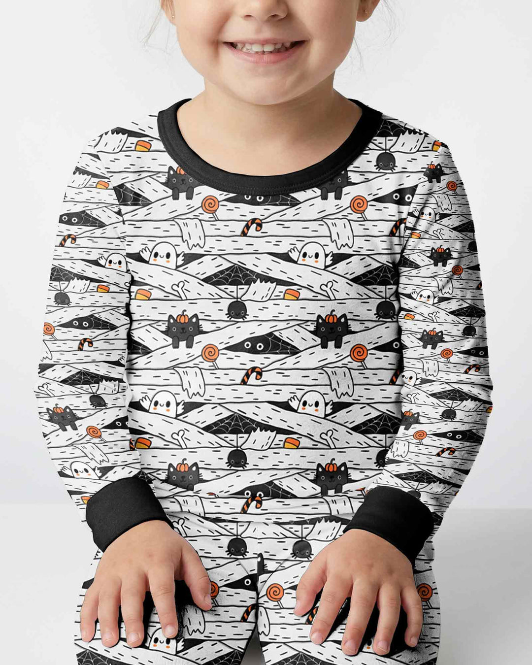 Template Bamboo Two Piece Long Sleeve Pyjamas Set