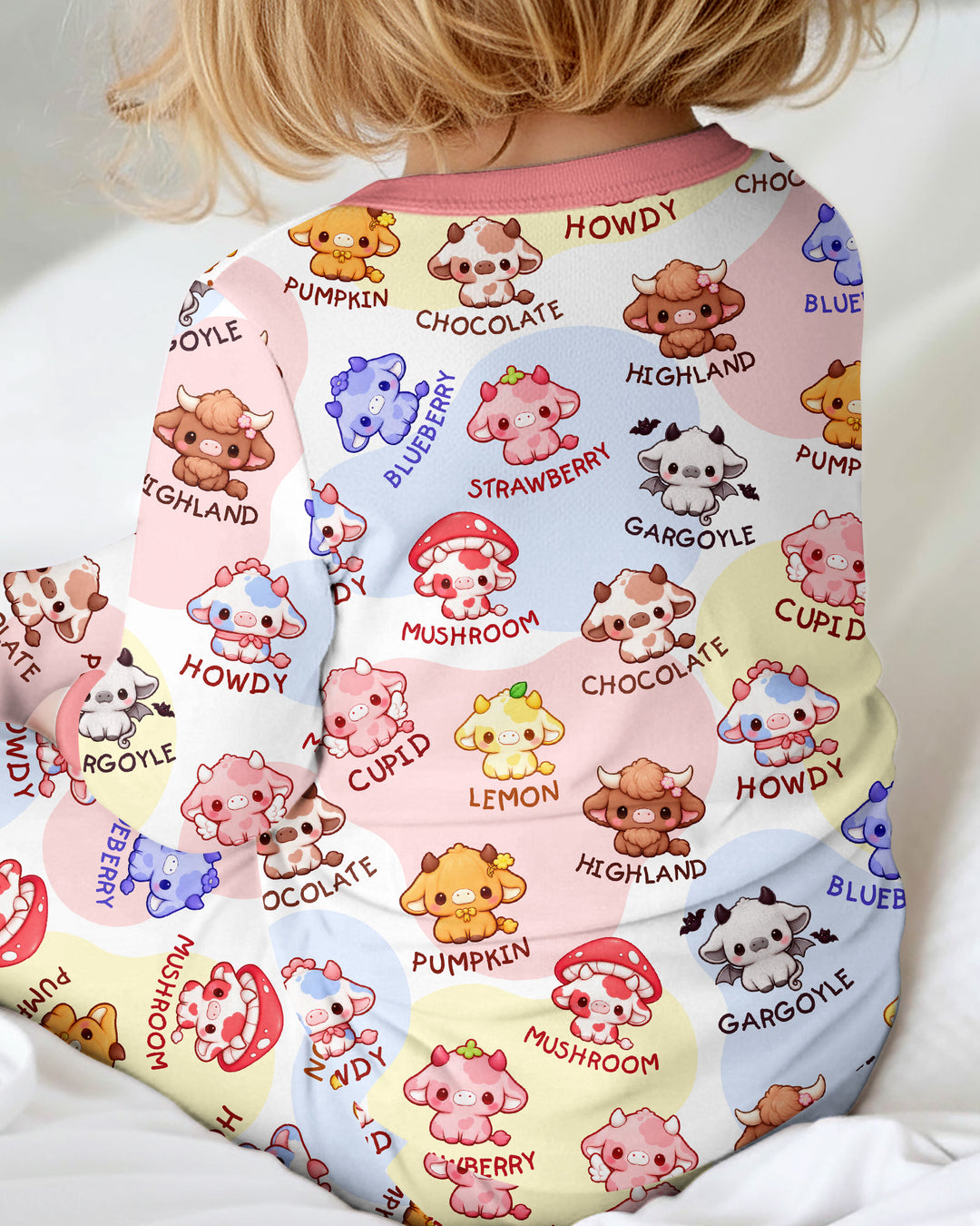 Kawaii Cow Bamboo Convertible Zippy