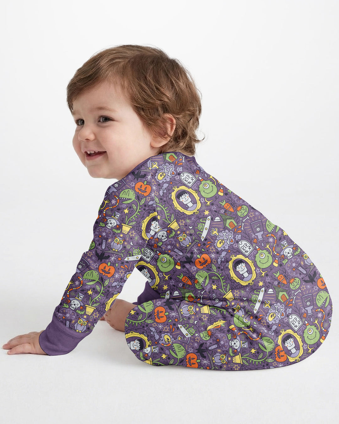 Halloween Monster Fun Bamboo Convertible Zippy
