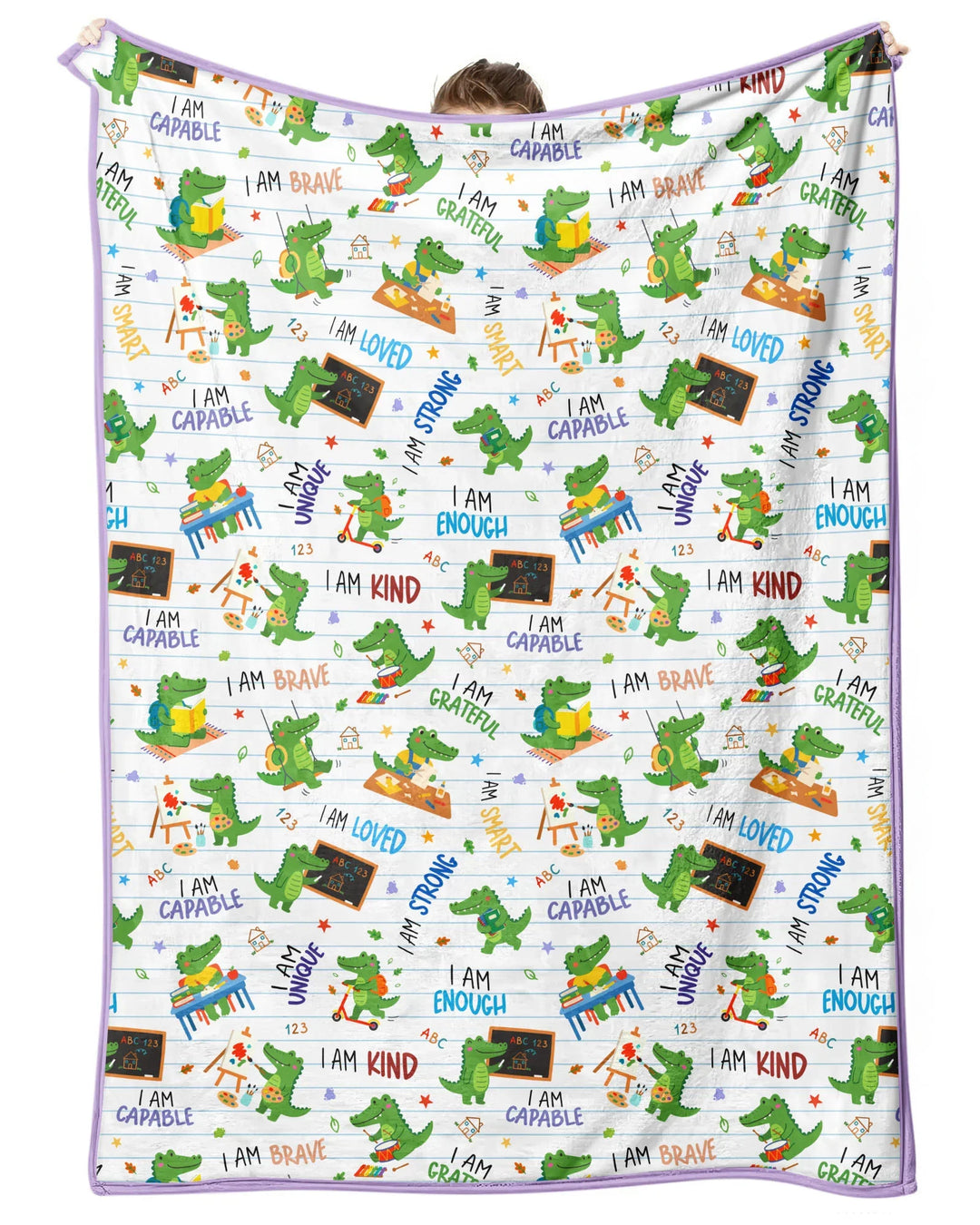 Brave Gator Days Bamboo Blanket