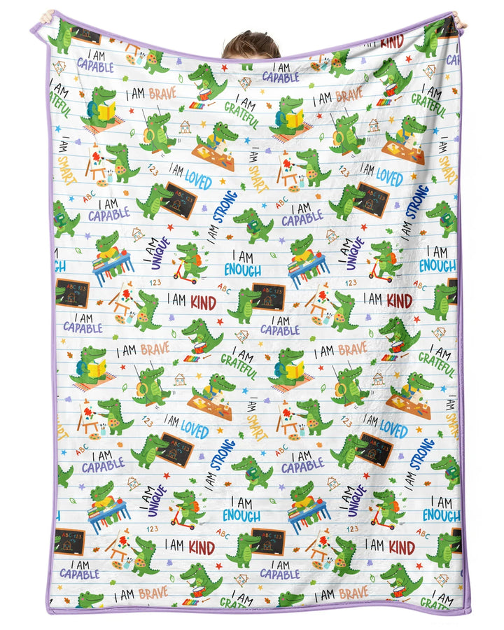 Brave Gator Days Bamboo Blanket