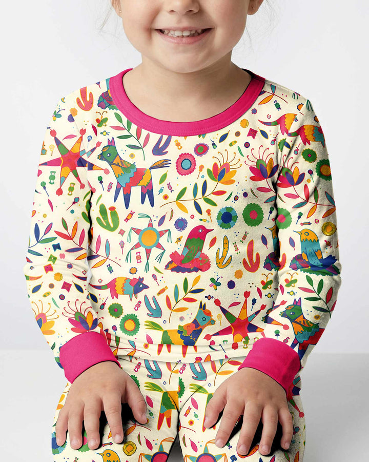 Template Bamboo Two Piece Long Sleeve Pyjamas Set