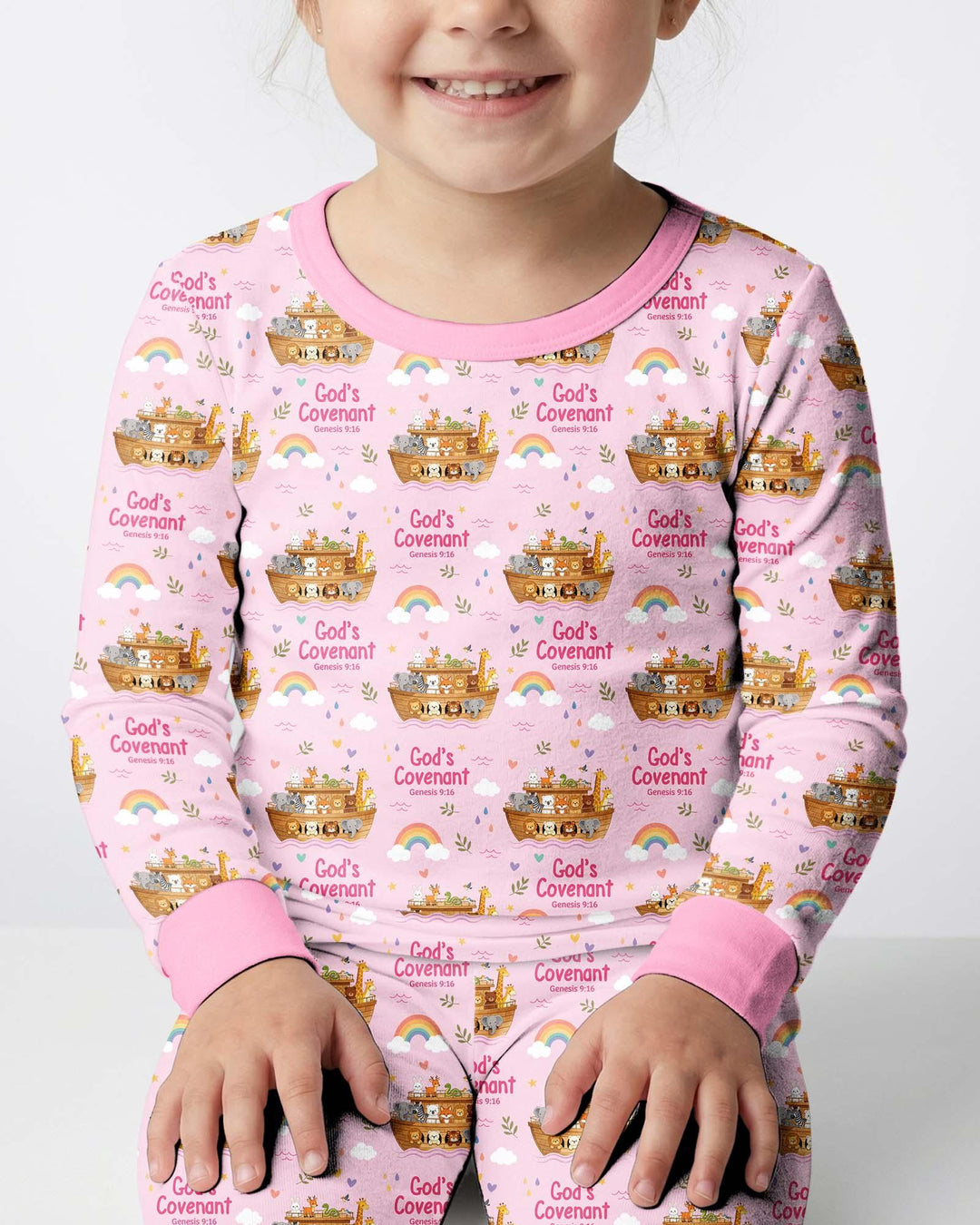 Template Bamboo Two Piece Long Sleeve Pyjamas Set