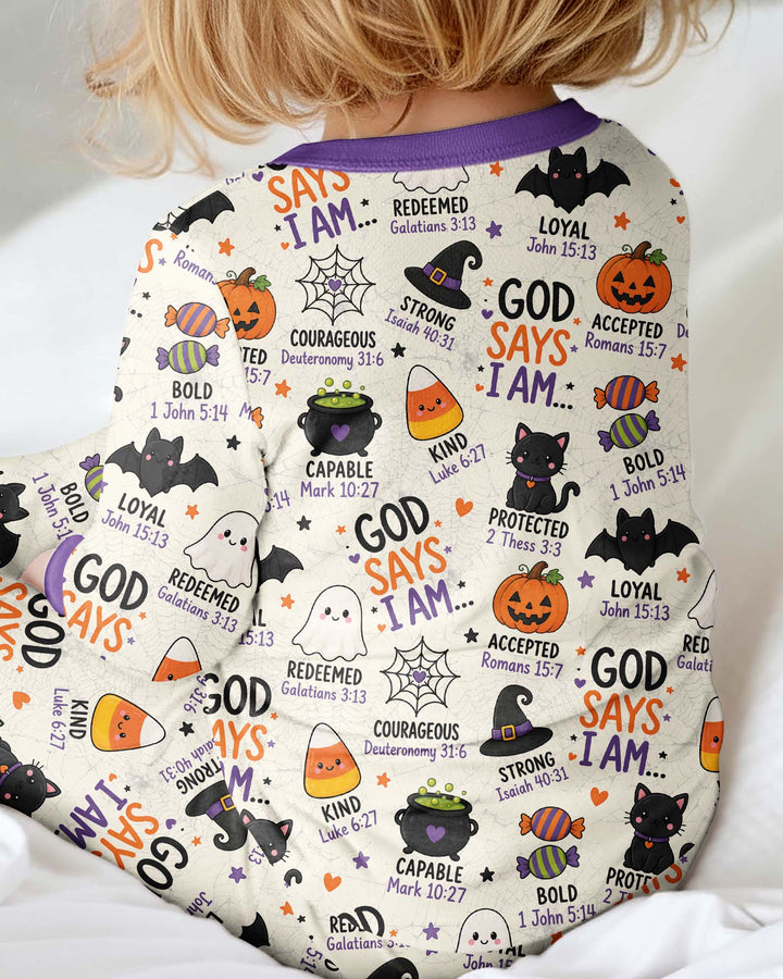 Halloween God Says I Am Bamboo Convertible Zippy